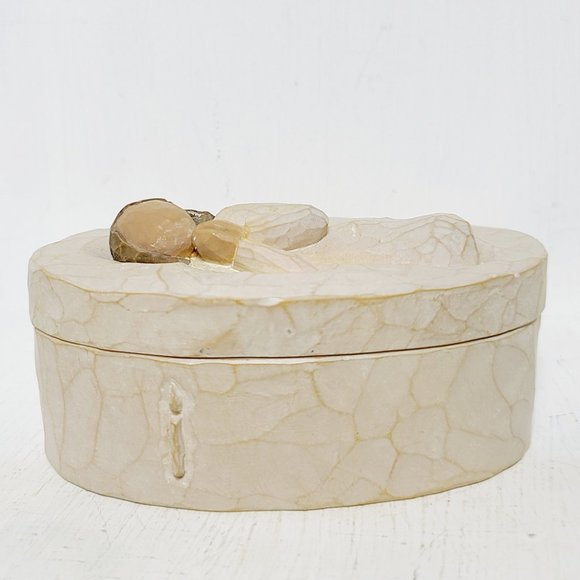 WILLOW TREE® Demdaco "Angel of Prayer" TRINKET BOX ©2003 Susan Lordi 2.5"x4" GUC - Picture 4 of 7